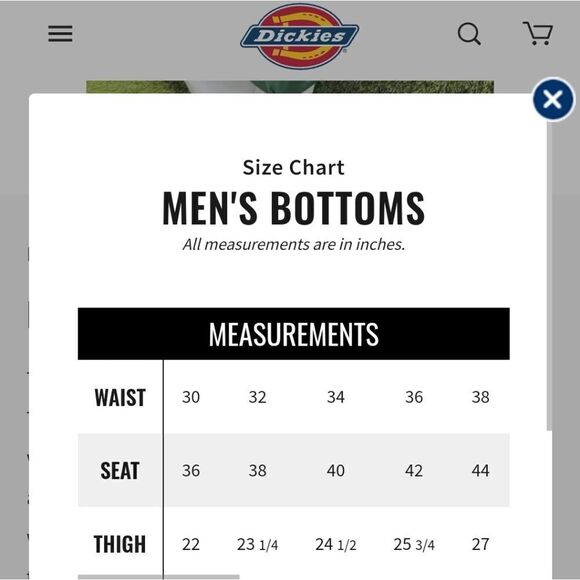 DICKIES Original 874® Work Pants, Dark Navy W42 L 30 - Picture 6 of 7